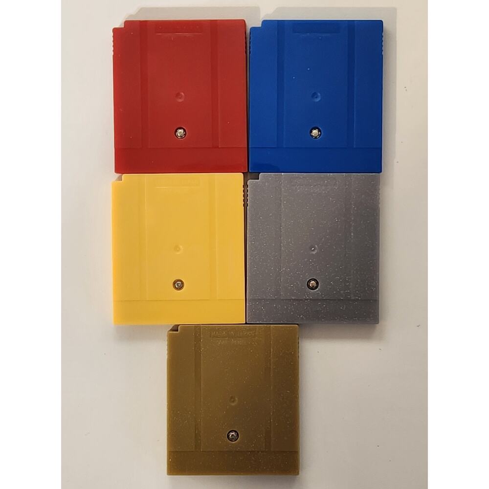 Lot 5 Nintendo Gameboy Color GBC Pokemon Games Gold Blue Red Yellow Silver NEW - Picture 2 of 7